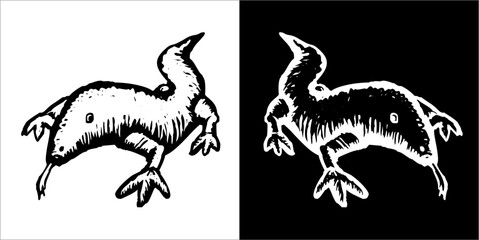 Illustration vector graphics of ZooWoodcuts icon