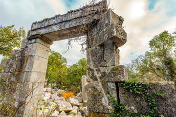 Termessos ancient city the amphitheatre. Termessos is one of Antalya -Turkey's most outstanding...