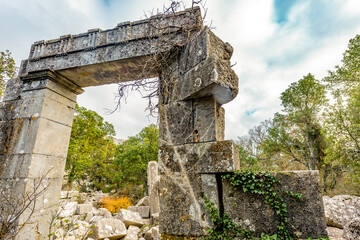 Termessos ancient city the amphitheatre. Termessos is one of Antalya -Turkey's most outstanding...