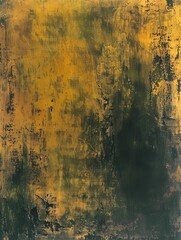 Fototapeta premium A modern abstract artwork featuring vibrant yellow and stark black colors in dynamic shapes and patterns