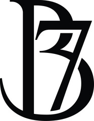 vector B7 logo