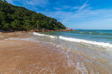 natureza de Governador Celso Ramos Santa Catarina Brasil praia grande