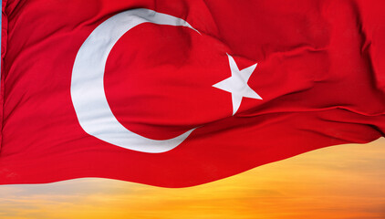 Turkish Flag, Republic of Turkey - istanbul, Türkiye