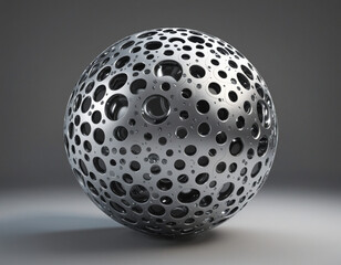 Abstract sphere, 3d render