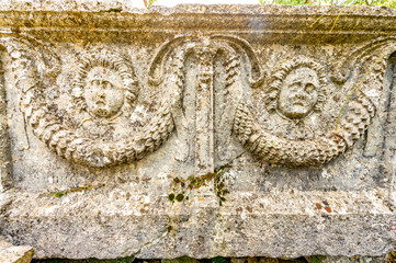 Termessos ancient city the amphitheatre. Termessos is one of Antalya -Turkey's most outstanding...