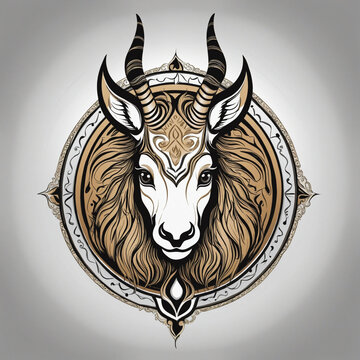 Logo illustration of a "Antelope" 