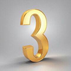 Fototapeta premium Logo illustration of perfect Number 
