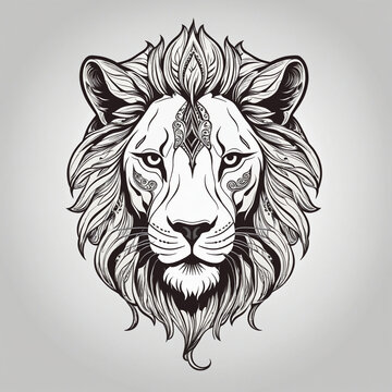 Logo illustration of a "Lion"