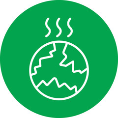 Global Warming Line Multi Circle