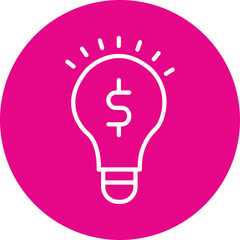 Business Idea Line Multi Circle