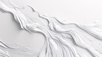 A pink and white wave with a white background