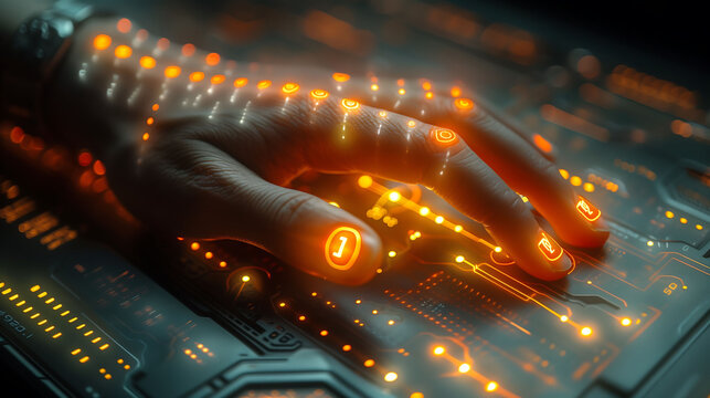 cybernetic hand and artificial intelligence