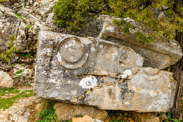 Termessos ancient city the amphitheatre. Termessos is one of Antalya -Turkey's most outstanding...