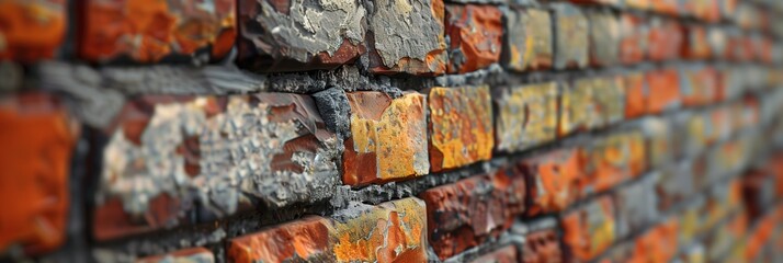 close up of a brick wall