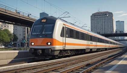 Obraz premium train in motion
