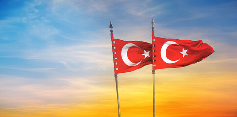 Turkish Flag, Republic of Turkey - istanbul, Türkiye