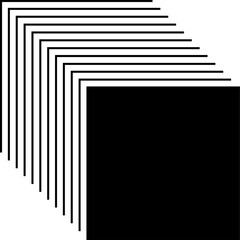 Fototapeta premium Square shape. Geometric design