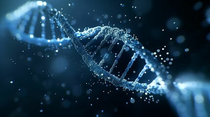 DNA double helix nucleotides - obrazy, fototapety, plakaty