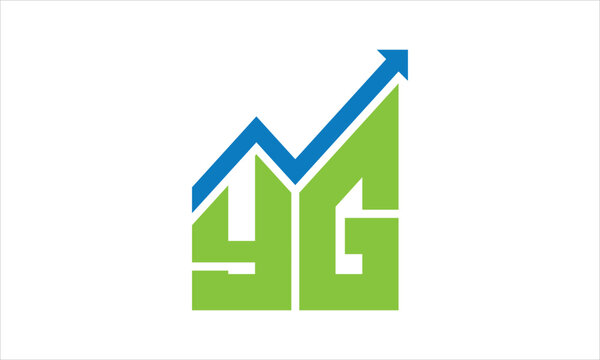 YG financial logo design vector template.