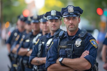 Resilient policing: Confident officers shoulder to shoulder