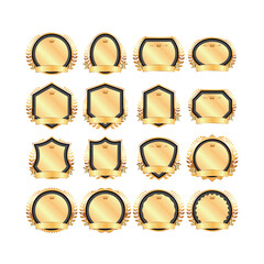 黒と金の受賞権威ランキングバッジアイコン