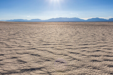 The Alkali Flats landscape at White Sands NP. © Jeffrey