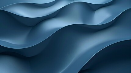 Obraz premium blue geometric waves background