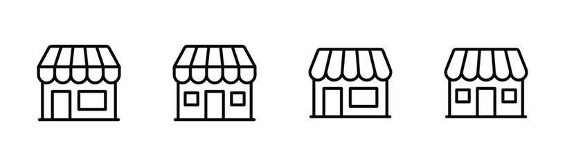 store icon set vector