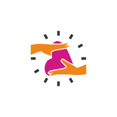 hands love.eps good for logo, photo profile icon, icon corporat, symbols of mind inthe web or media social.