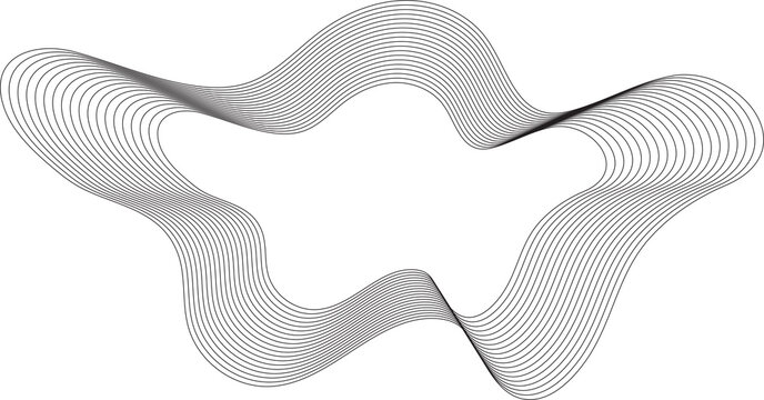Circle frame warped with line created using blend tool