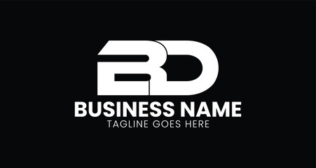 BD Modern Letter Logo Design