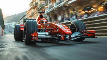Türaufkleber f1 race car speeding © jamesv