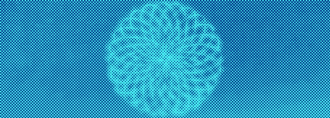 An abstract halftone grunge texture star burst background image.