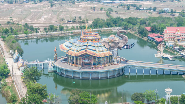 Ban Rai Temple, Dan Khun Thot District Nakhon Ratchasima Province, Thailand 