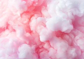 Pink and white cotton candy background