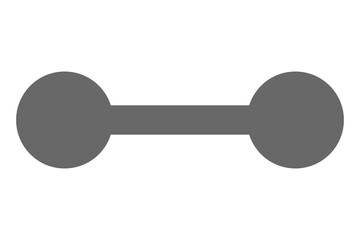 dumbbell isolated on white background