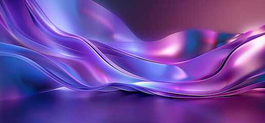 Pink and Lilac Neon Wave Pattern: Dynamic Background