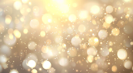 Golden Lights Wallpaper: Glittering Particles for Festivities - 768319554