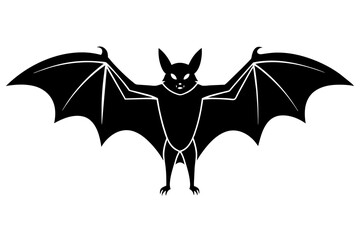 bat silhouette vector illustration