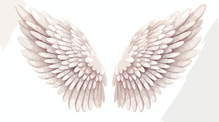 Angel Wings Clipar flat vector