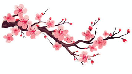 Japanese Sakura Branches