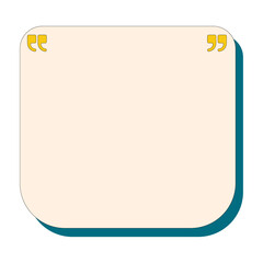 Retro Text Box Element Illustration