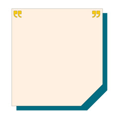 Retro Text Box Element Illustration