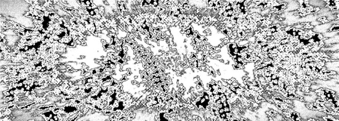 An abstract black and white grunge texture background image.