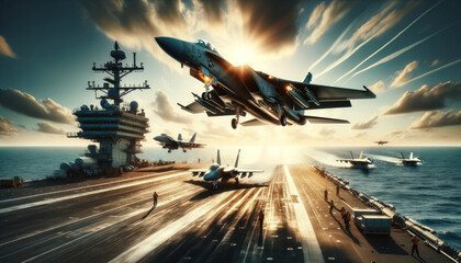 Dynamic Scene Military Aircraft Aircraft