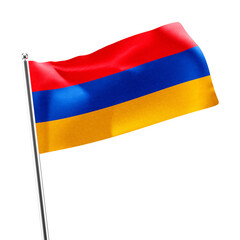 Armenia realistic 3d flag render