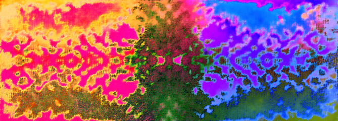 Obraz na płótnie Canvas Abstract psychedelic grunge texture background image.