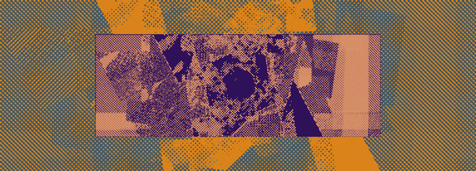 Abstract halftone grunge texture background image.