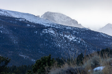 Mountains in Estes Park Colorado, Spring 2024