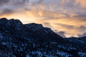 Sunrise Rocky Mountains Colorado Estes Park